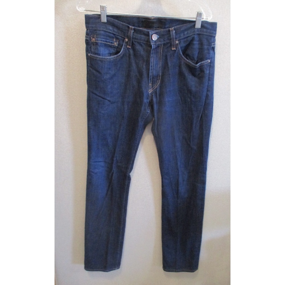 J Brand Kane Jeans Dark Raw Wash 100% Cotton Size 33 X 33